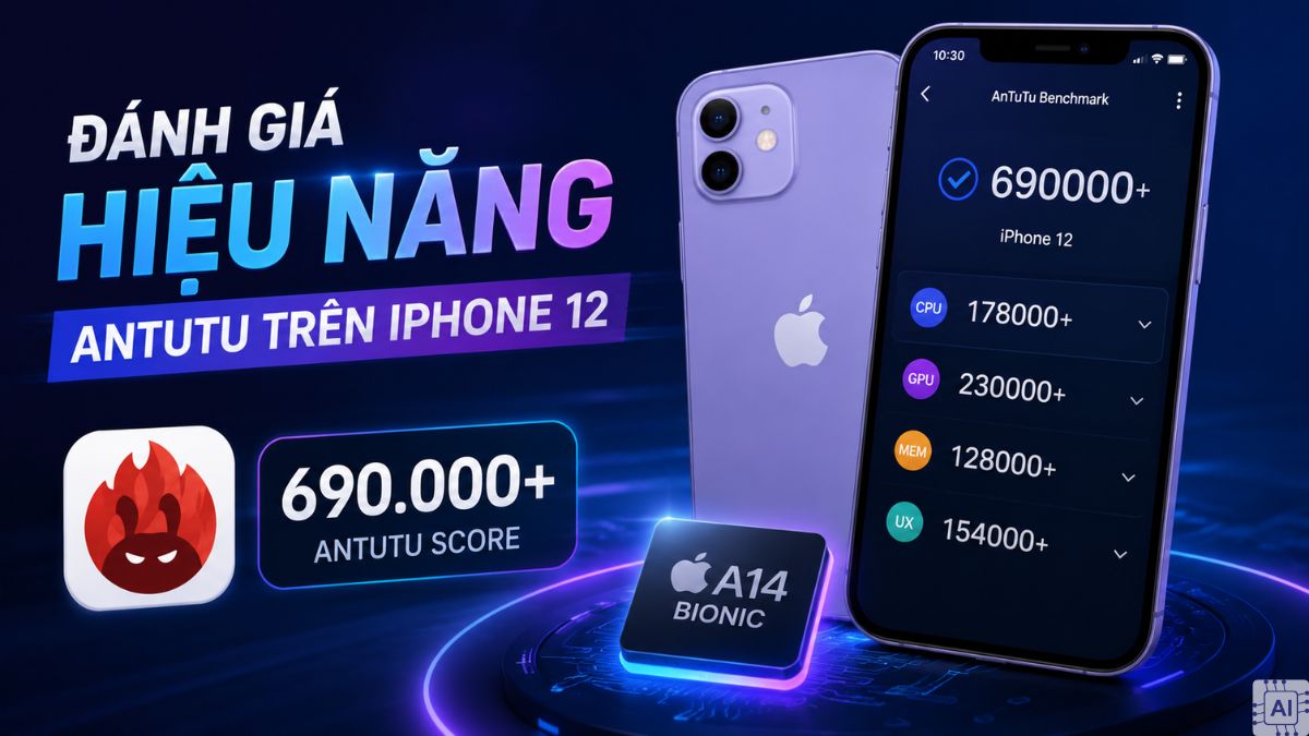AnTuTu iPhone 12: So sánh hiệu năng và trải nghiệm thực tế