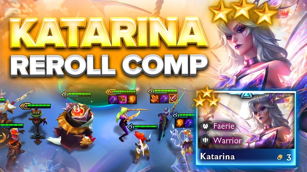 ĐTCL mùa 12: Leo rank cực cháy cùng giáo án Katarina chong chóng tre