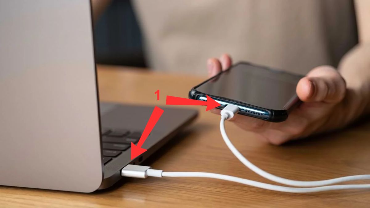 Cách chuyển dữ liệu từ iPhone sang USB bằng PC bước 1