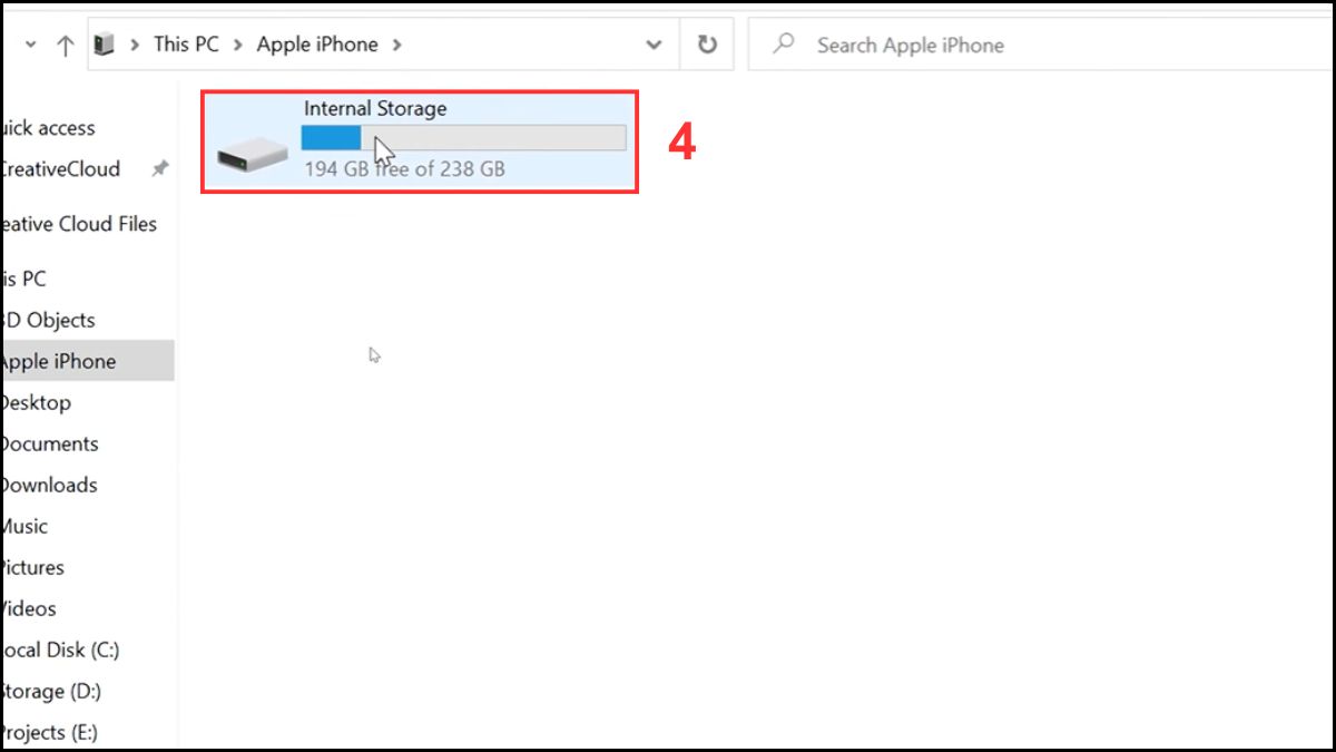 Cách chuyển dữ liệu từ iPhone sang USB bằng PC bước 2-1