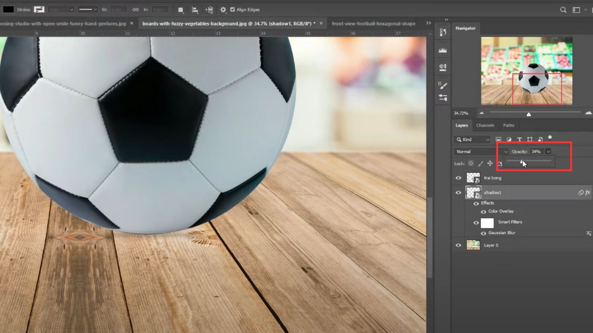 Cách đổ bóng trong Photoshop cách 2 bước 4