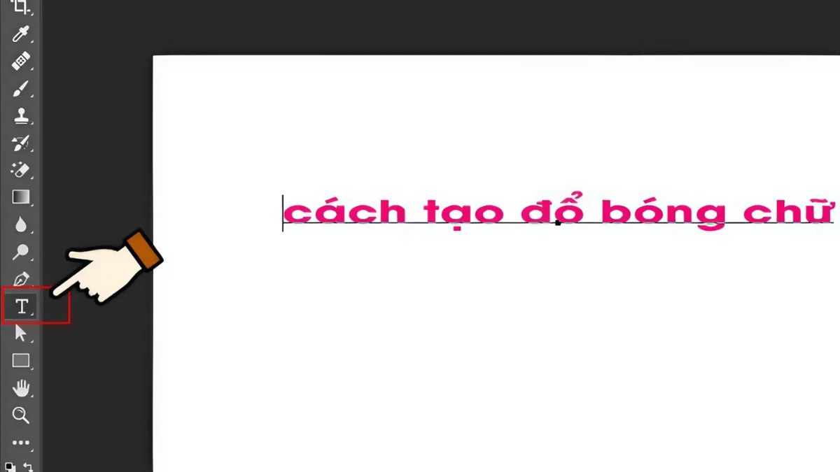 Cách đổ bóng trong Photoshop cách 3 bước 1