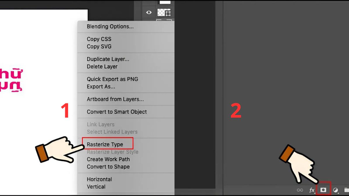 Cách đổ bóng trong Photoshop cách 3 bước 3