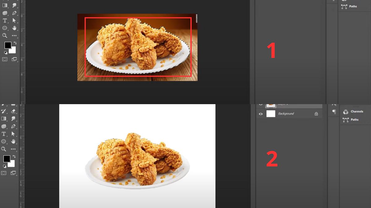 Cách đổ bóng trong Photoshop cách 1 bước 3