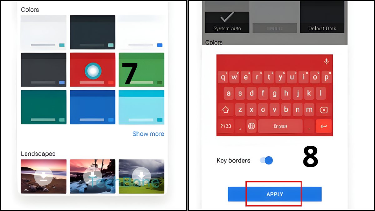 Hoàn tất các bước cách đổi màu bàn phím điện thoại redmi với Gboard.