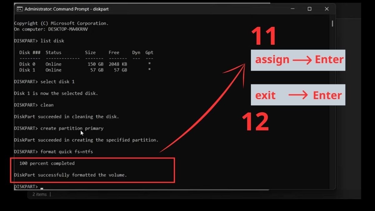 Cách sửa lỗi thẻ nhớ không format được bước 4