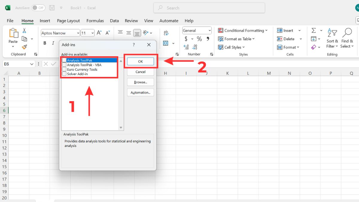 Cách hiển thị hết nội dung trong ô Excel cách 5 bước 3