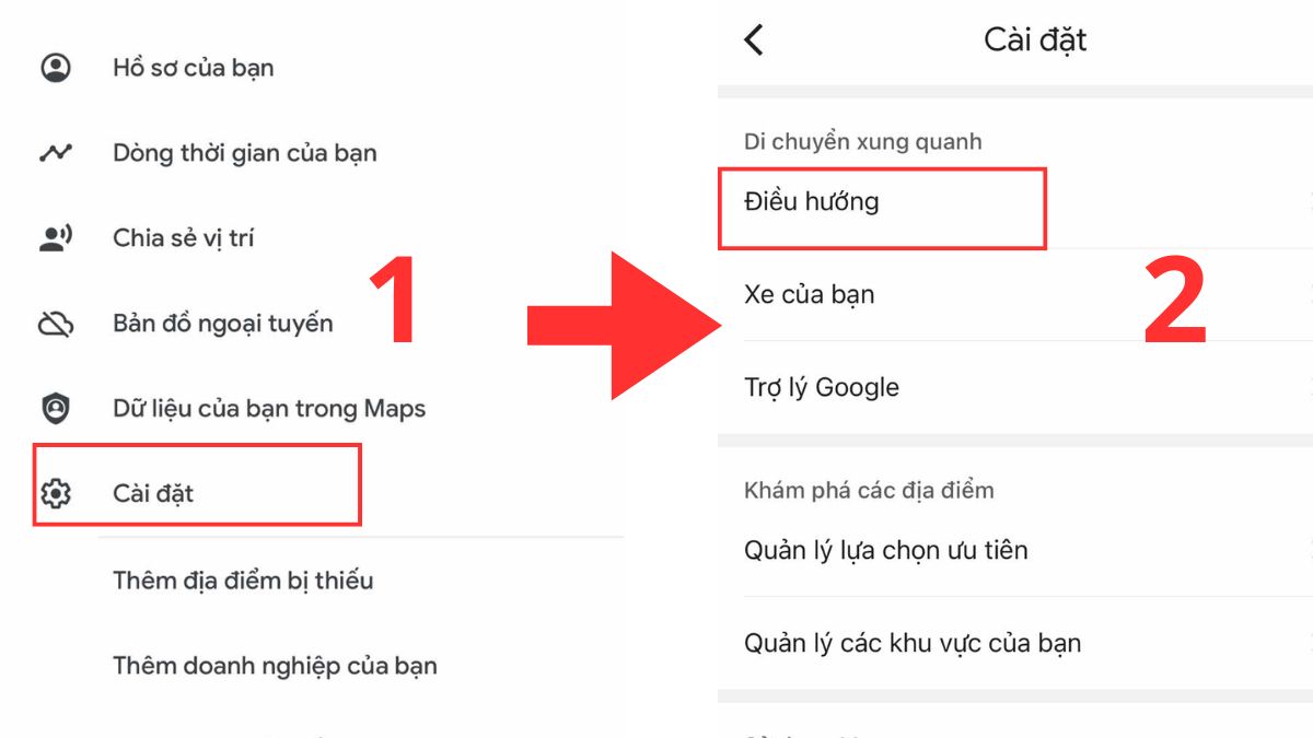 Cách hiển thị tốc độ trên Google Map iOS bước 2