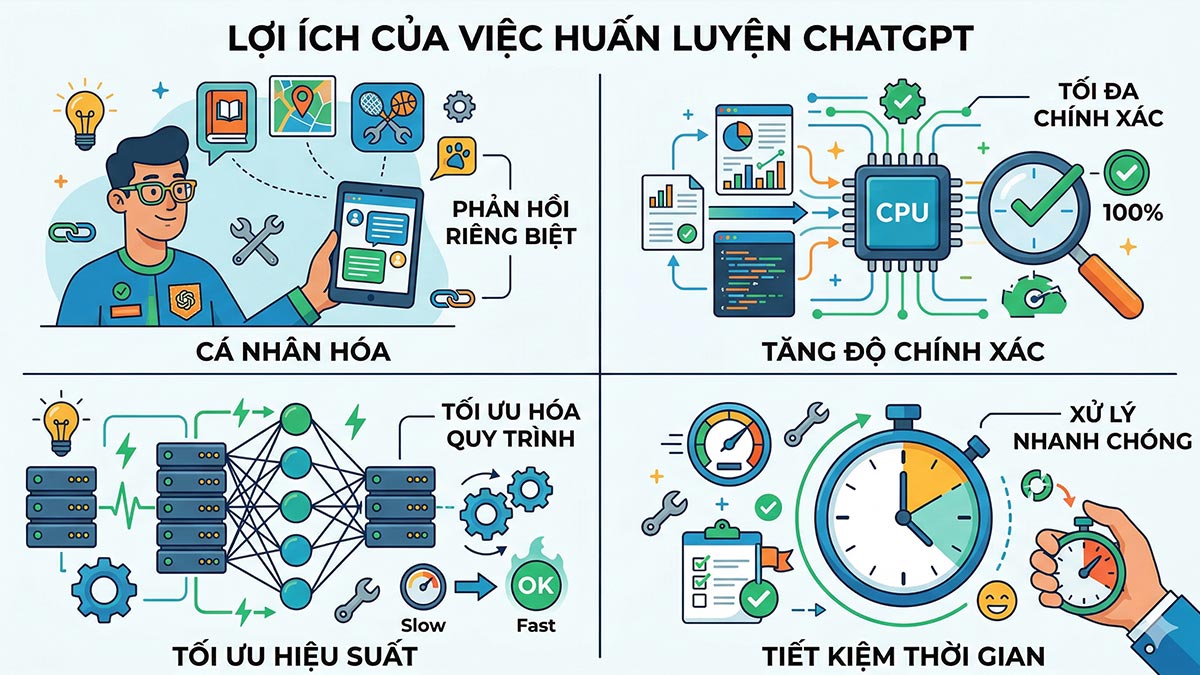 Cách huấn luyện ChatGPT mang lại nhiều lợi ích
