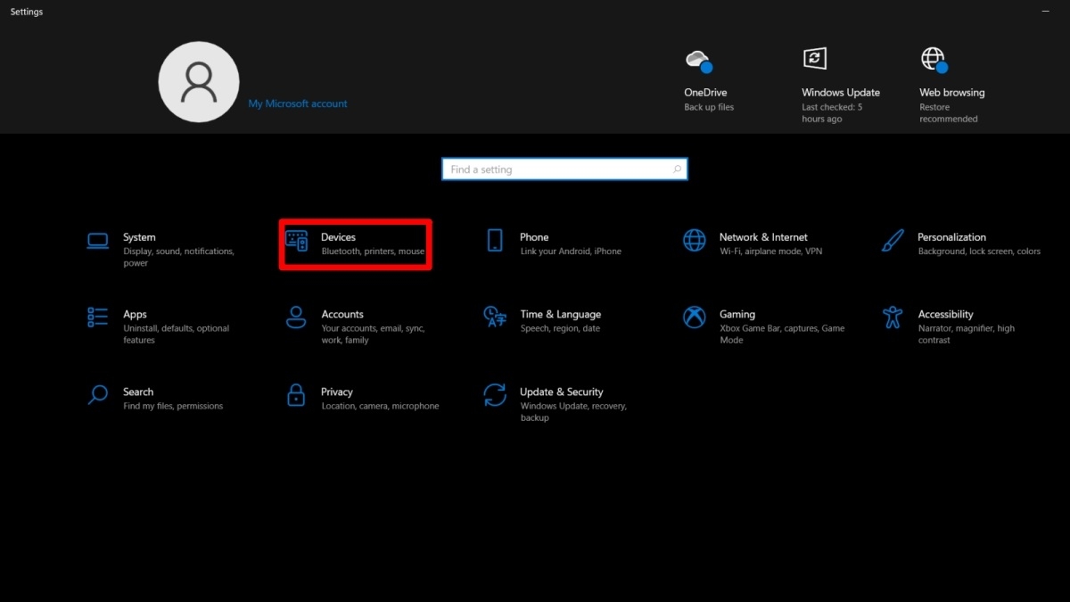 Hướng dẫn cách kết nối AirPods với máy tính Windows bước 1