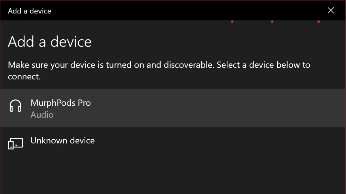 Hướng dẫn cách kết nối AirPods với máy tính Windows bước 4