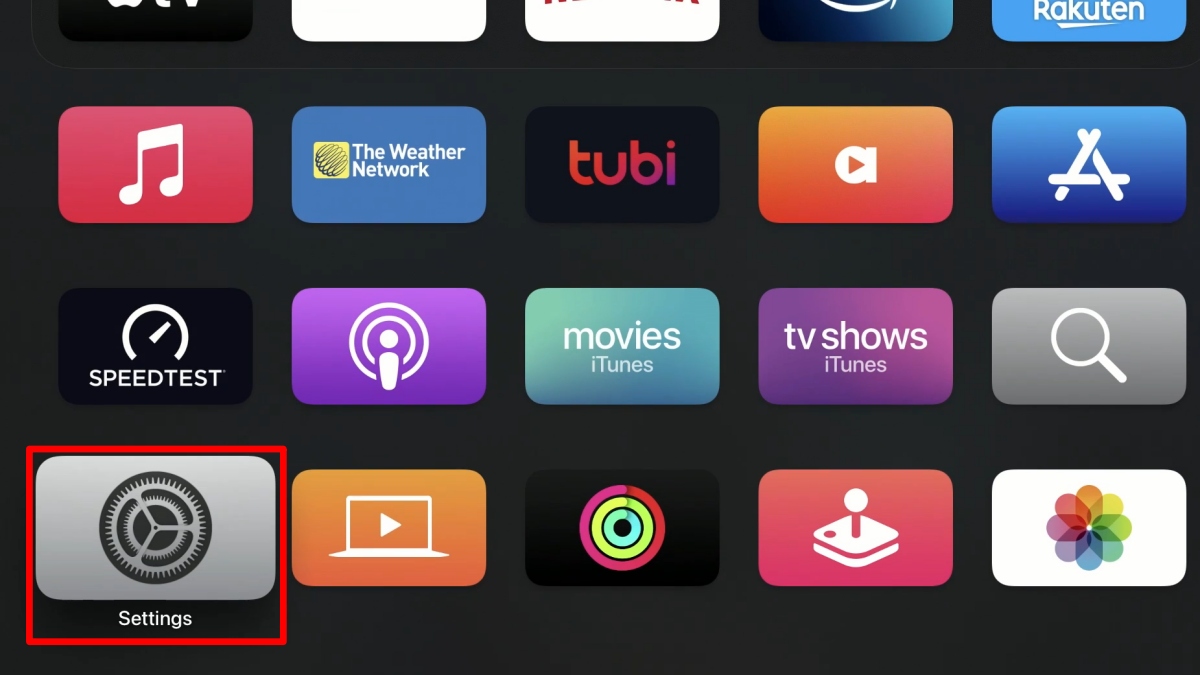 Hướng dẫn cách kết nối AirPods với Apple TV bước 1