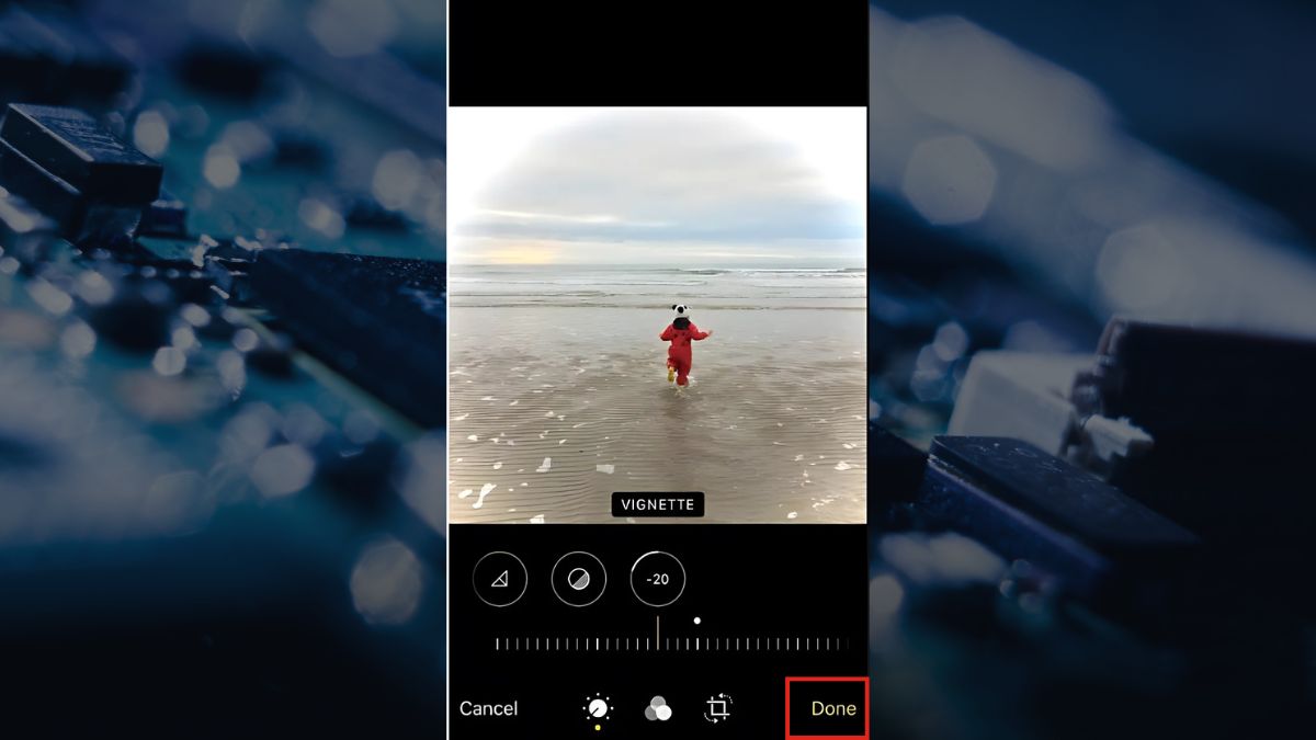 Cách làm mờ ảnh trên iPhone không cần app bước 3