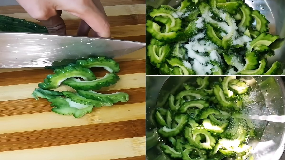 Cách làm mứt khổ qua bước 1