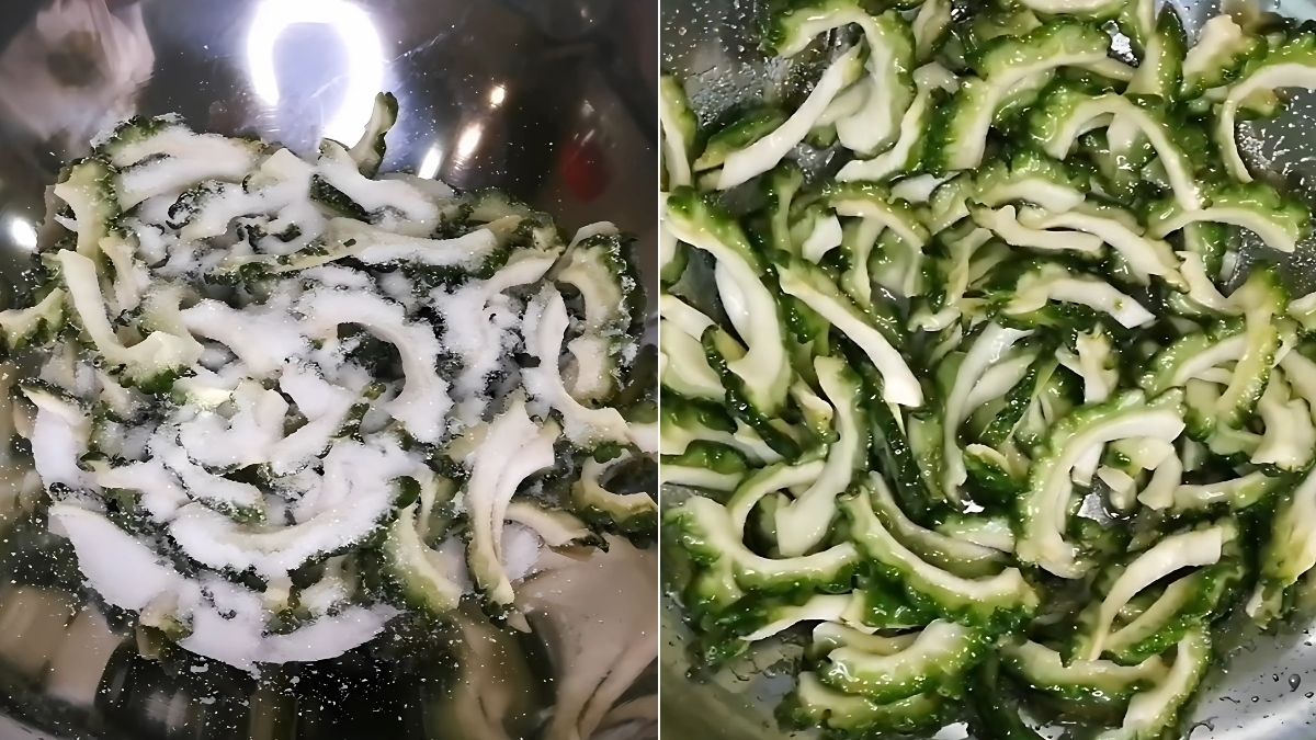 Cách làm mứt khổ qua bước 3