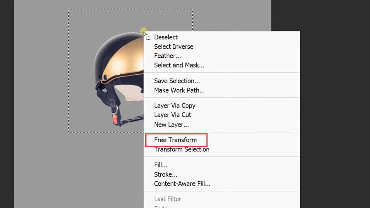 Cách lật ảnh trong Photoshop cách 2 bước 3