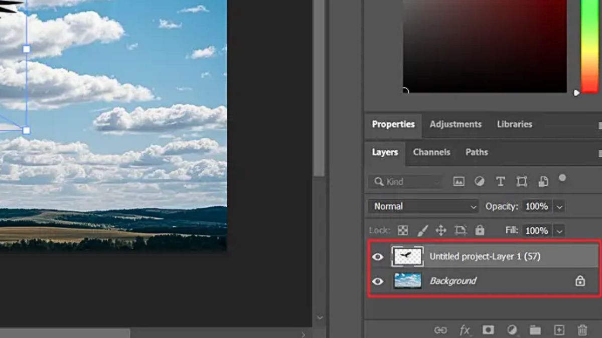 Cách lật ảnh trong Photoshop cách 3 bước 1