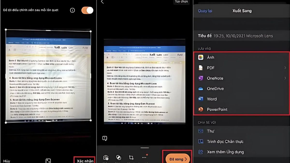 Hướng dẫn cách scan ảnh trên điện thoại bằng Microsoft Office Lens