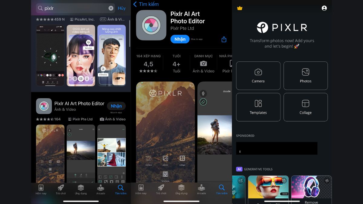 Cách cài đặt sử dụng Pixlr trên điện thoại