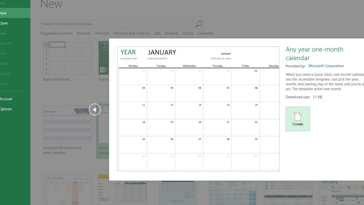 Cách tạo nút chọn ngày trong Excel cách 4 bước 2