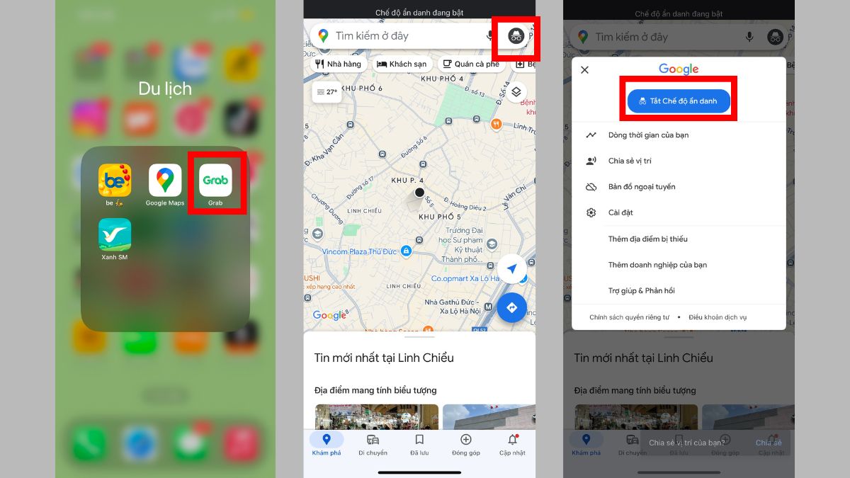 Cách tắt chế độ ẩn danh trên Google Maps