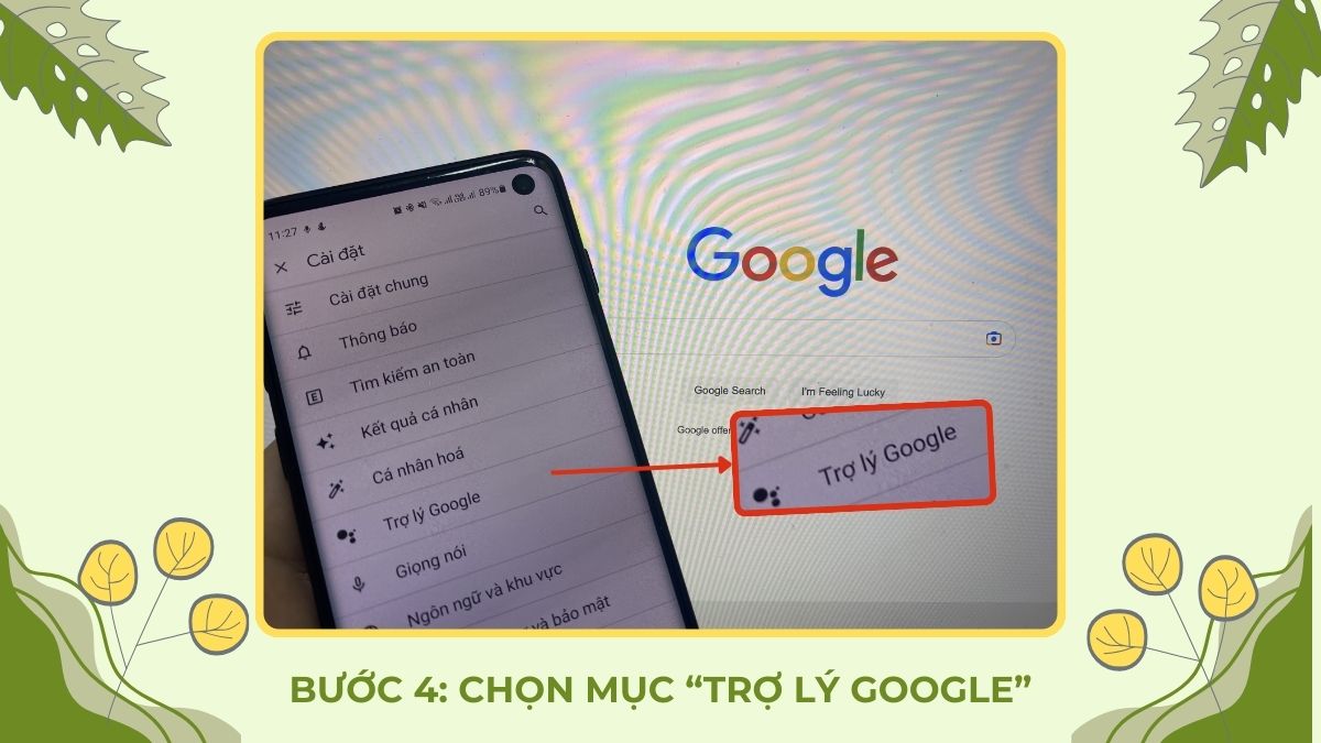 Cách tắt trợ lý ảo Google Assistant bước 4