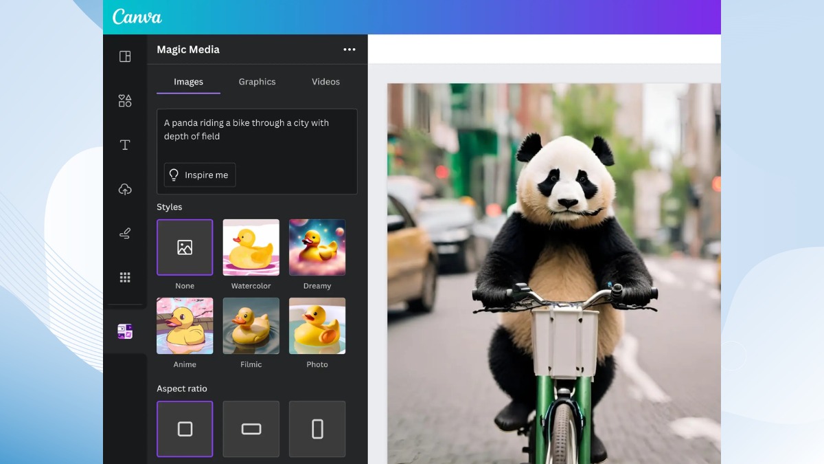 Tạo hình ảnh từ văn bản với Canva AI Image Generator