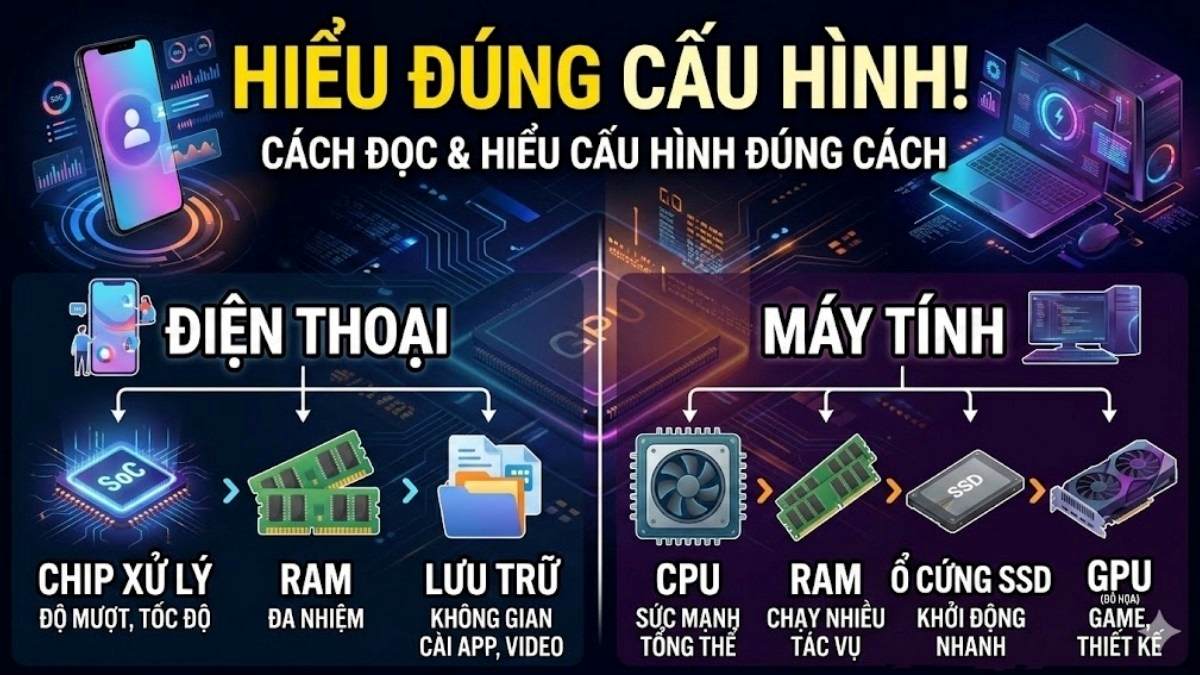 Cách đọc và hiểu thông số cấu hình đúng cách