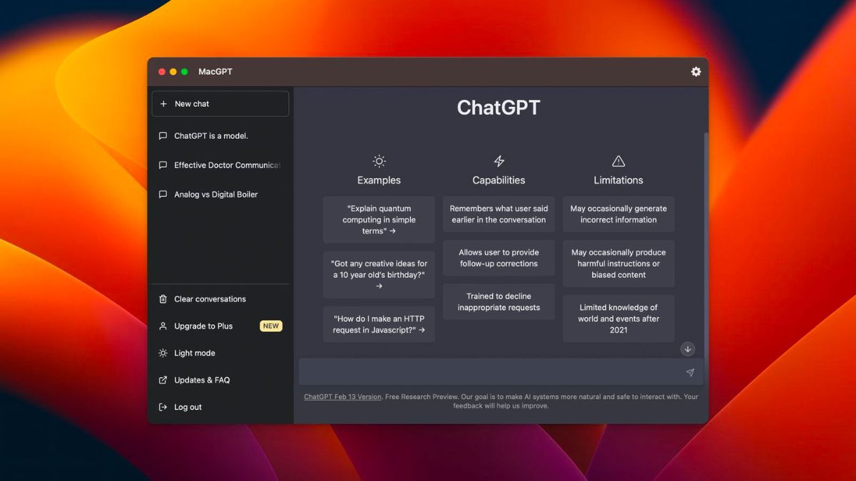 ChatGPT macOS là gì