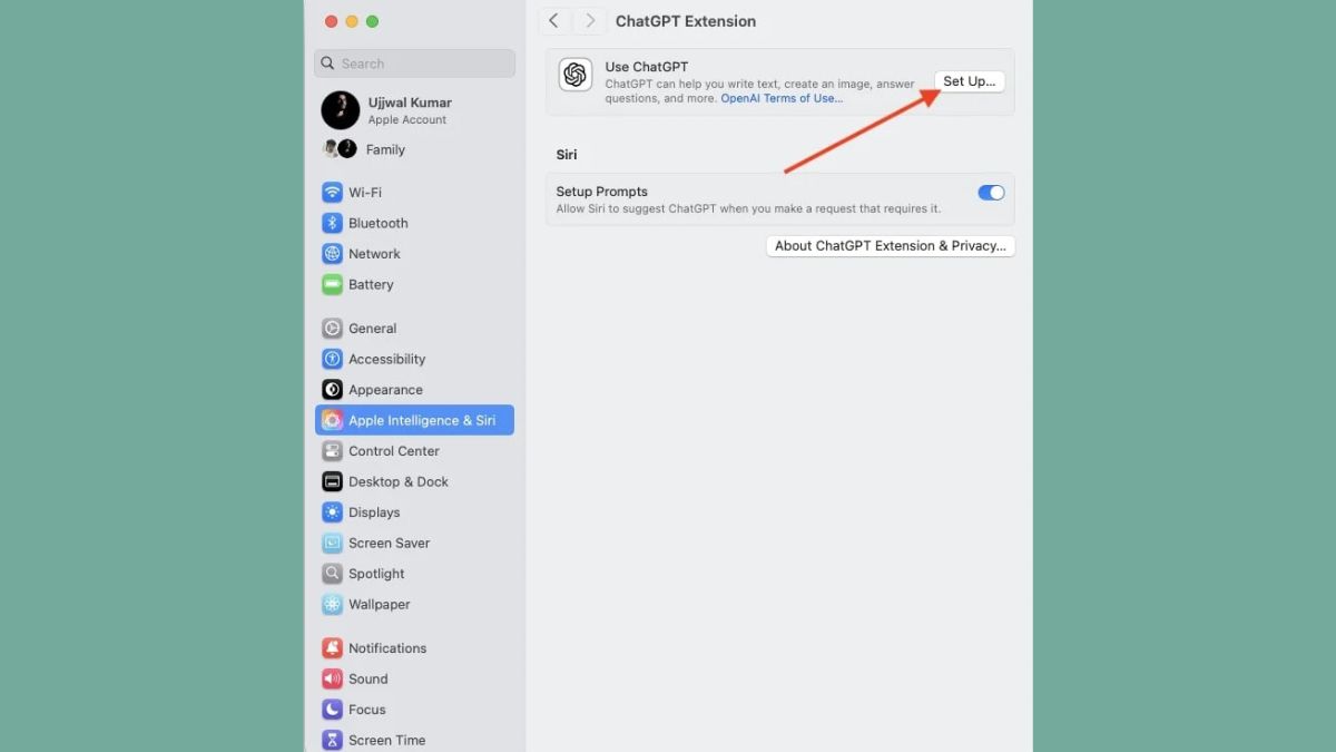 Cách thiết lập ChatGPT macOS BƯỚC 3