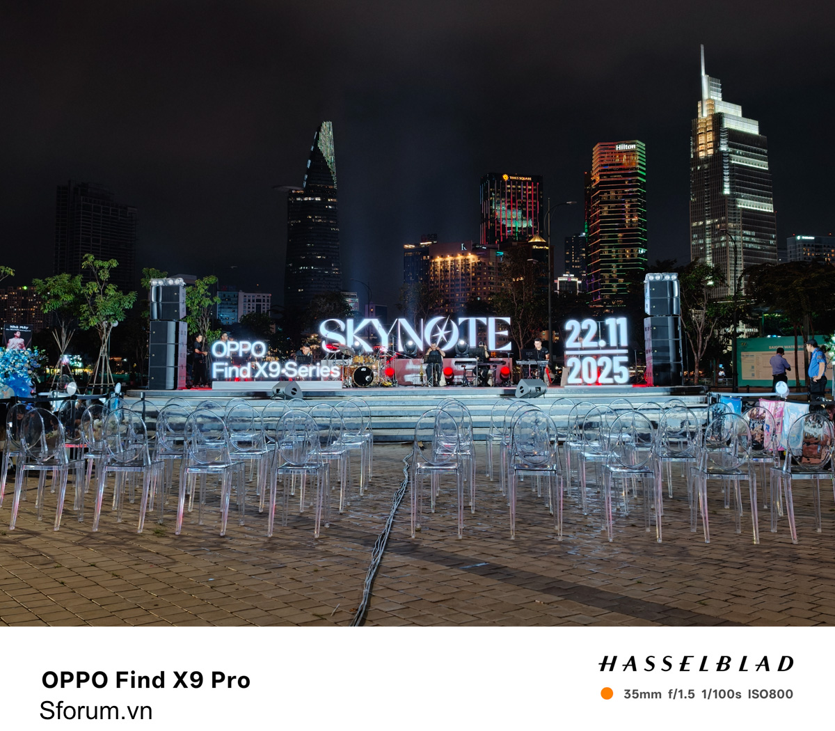 Đánh giá camera OPPO Find X9 Pro qua ảnh chụp thiếu sáng