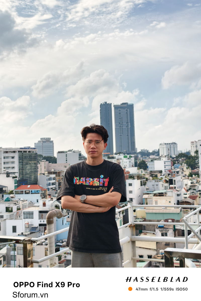 Đánh giá camera OPPO Find X9 Pro qua ảnh chụp chủ thể là người 