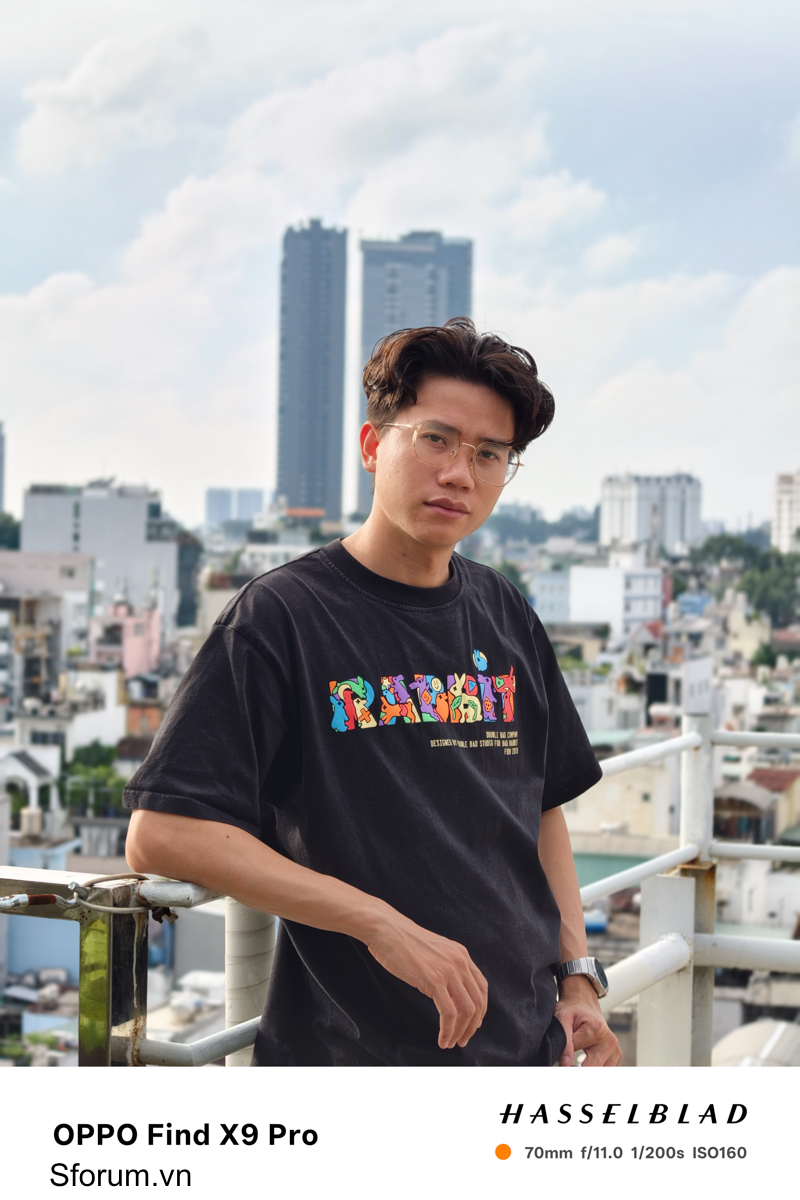Đánh giá camera OPPO Find X9 Pro qua ảnh chụp chủ thể là người 
