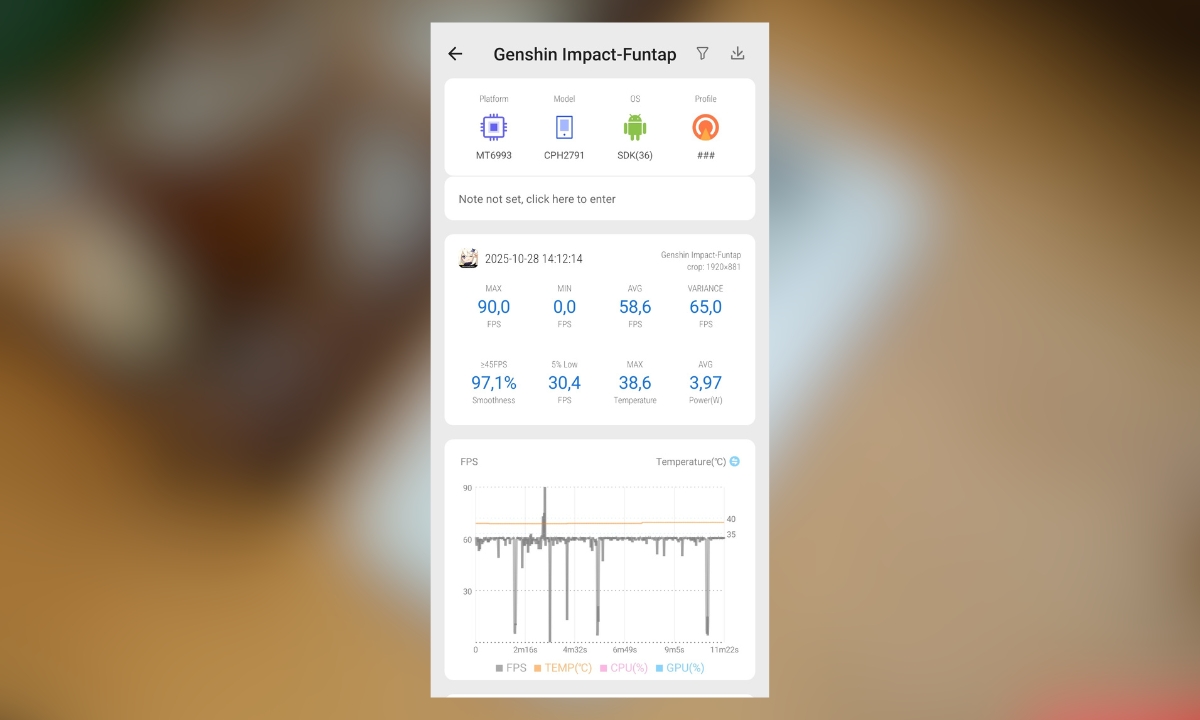 Đánh giá OPPO Find X9 Pro qua tựa game Genshin Impact