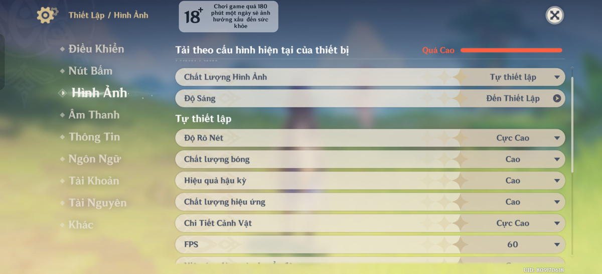 Đánh giá OPPO Find X9 qua tụa game Genshin Impact