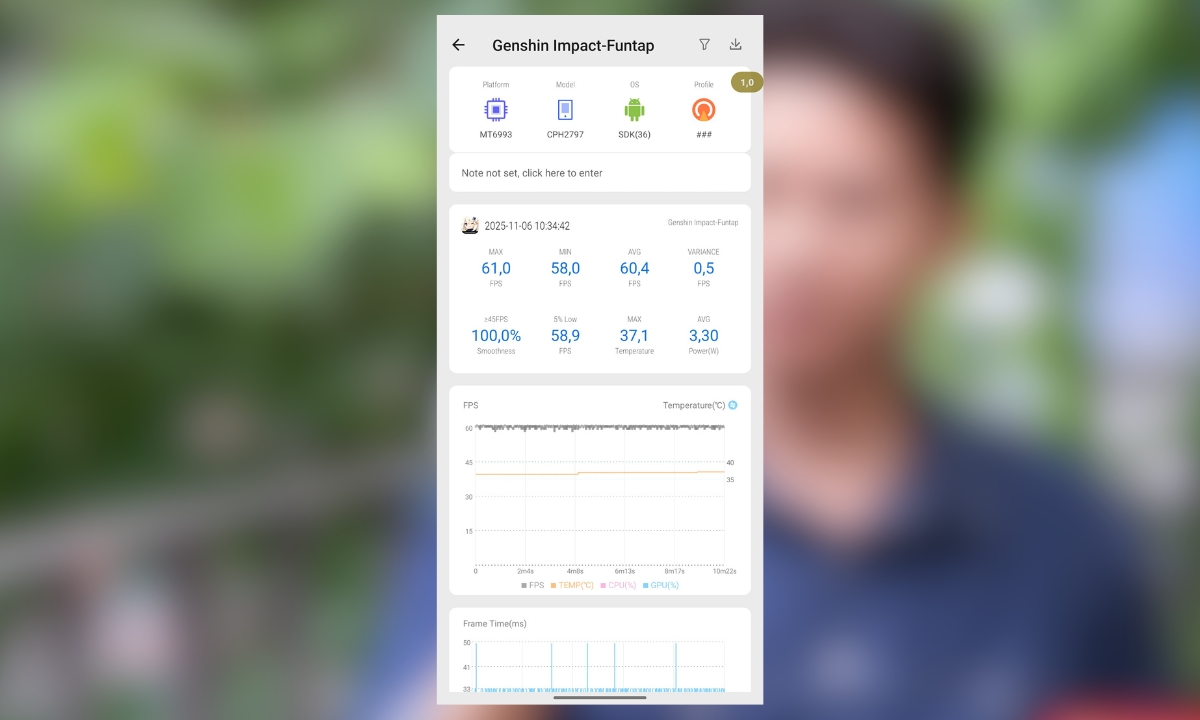 Đánh giá OPPO Find X9 qua tựa game Genshin Impact