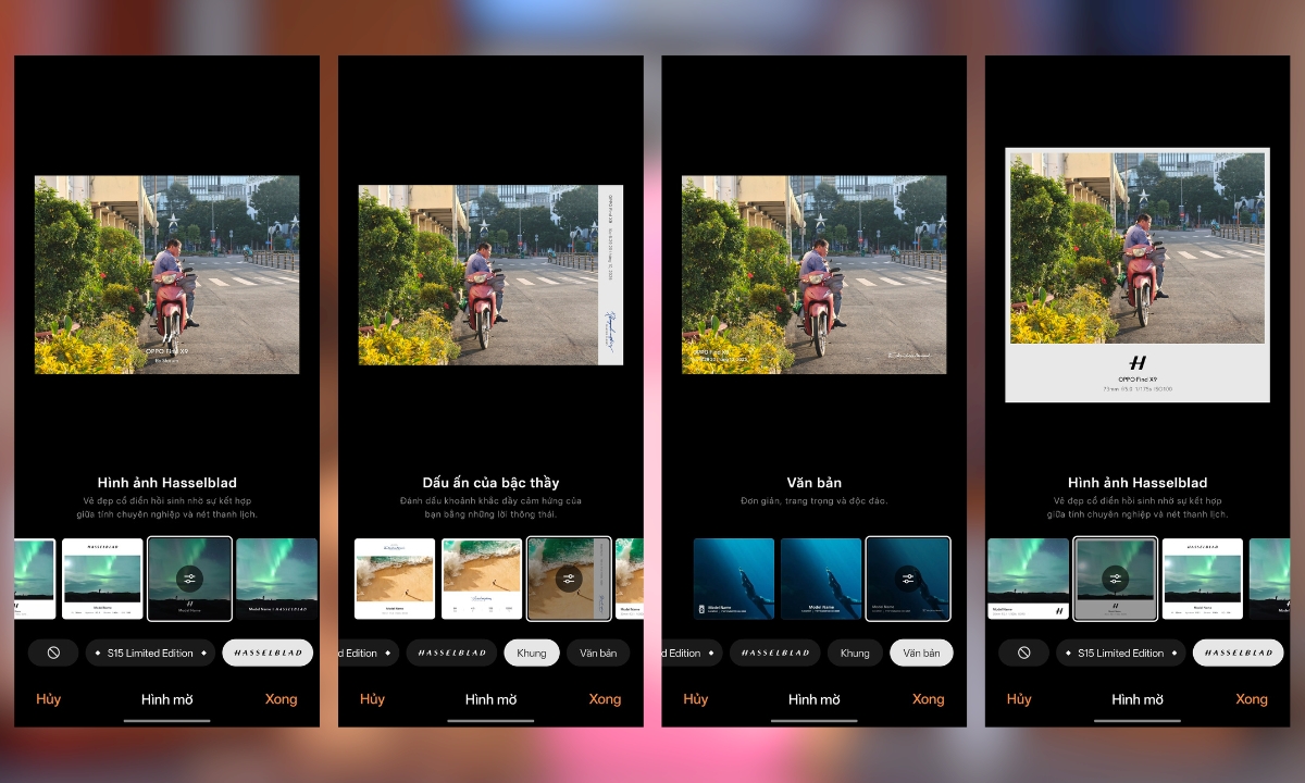 Đánh giá camera OPPO Find X9 qua tính năng ảnh mờ