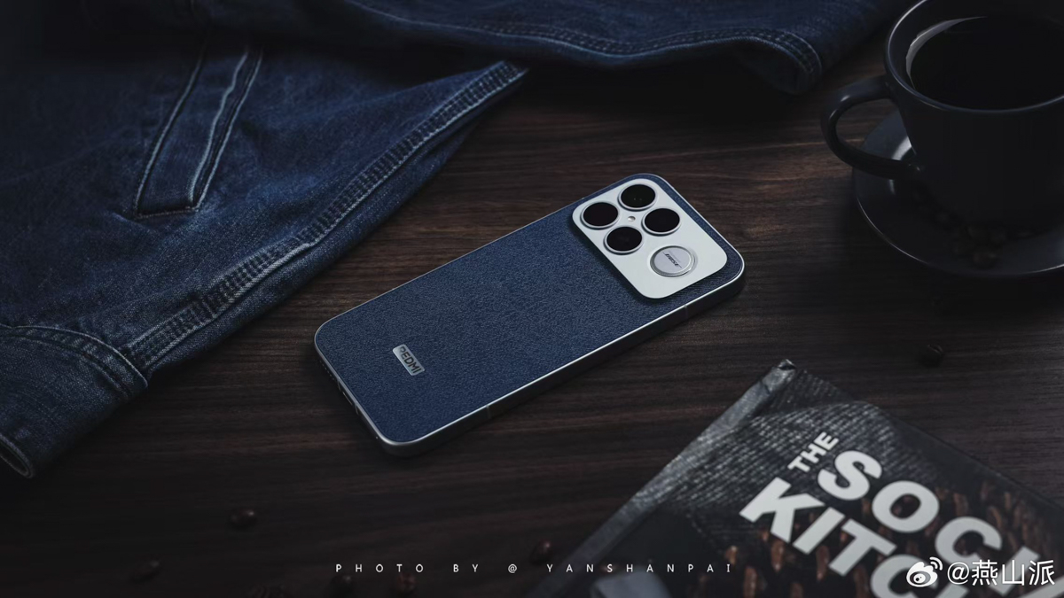 Cận cảnh Xiaomi Redmi K90 Pro Max màu xanh đẹp mắt