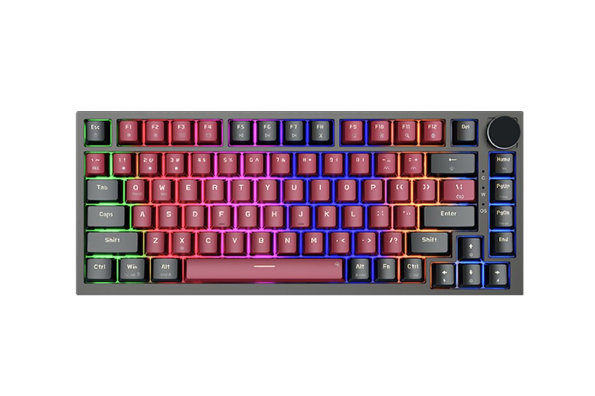 Bàn phím cơ E-DRA EK375 Beta Đen Đỏ