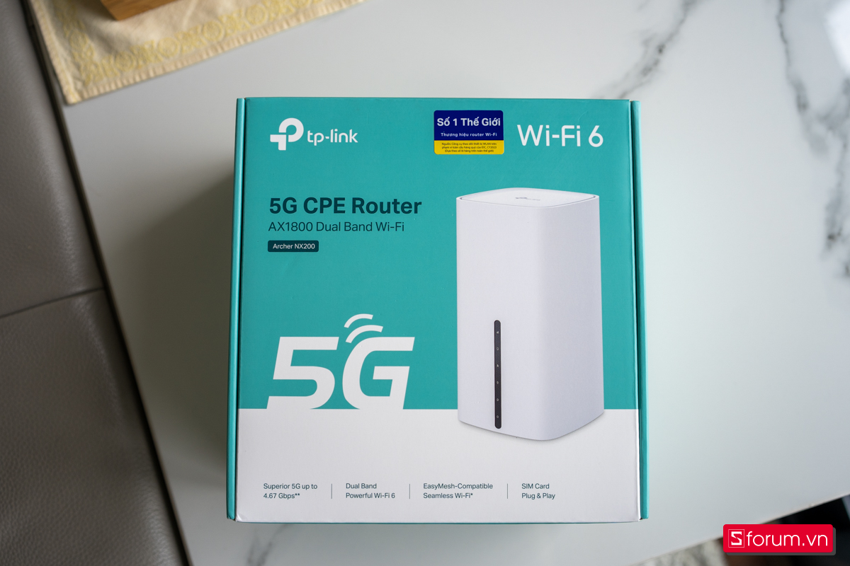 trên tay router 5G Acher NX200