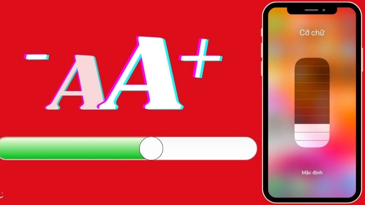 Lưu ý khi chỉnh cỡ chữ iPhone