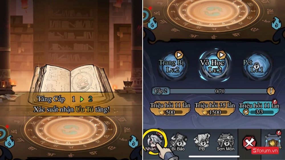 Cách nạp game Anh Hùng Kungfu nhận nhiều gift code bước 4