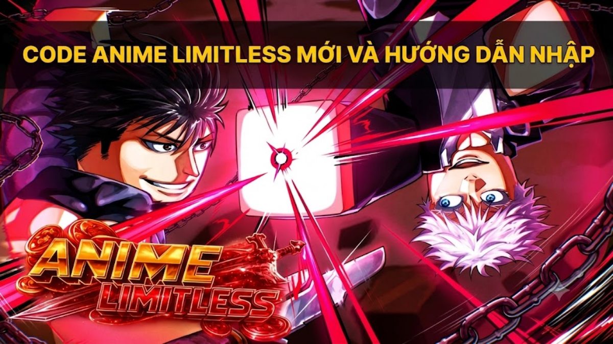 Code Anime Limitless mới tháng 06/2026 và hướng dẫn nhập