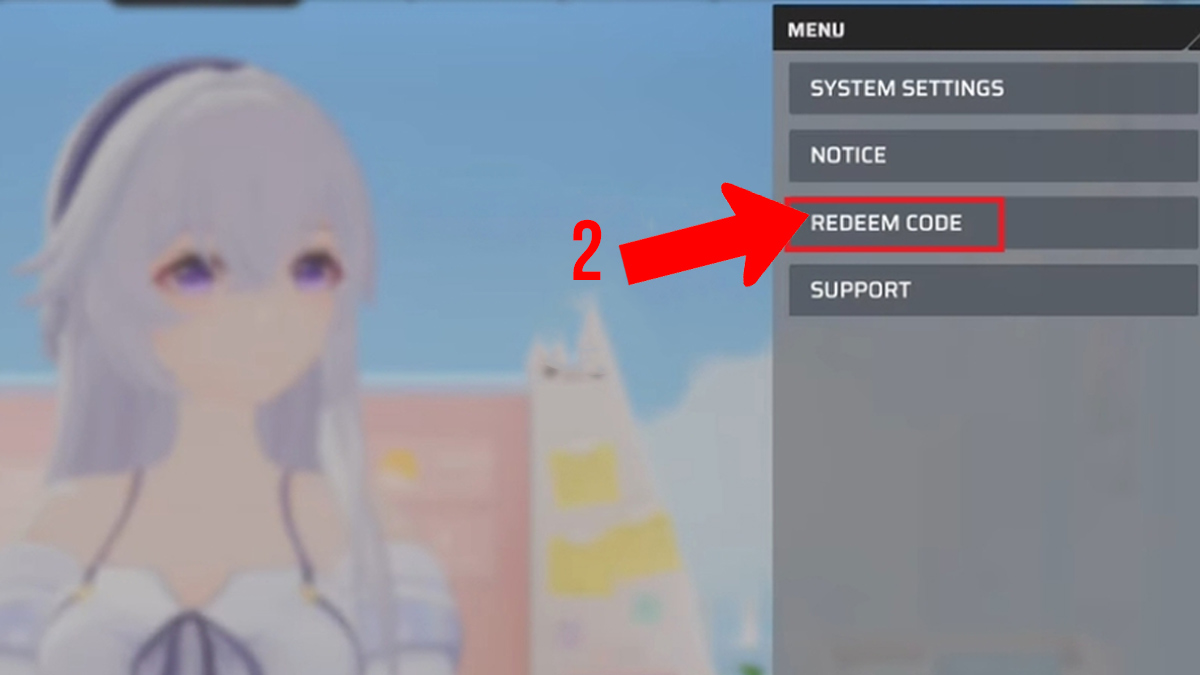 Hướng dẫn cách nhập code Strinova Roblox - bước 2