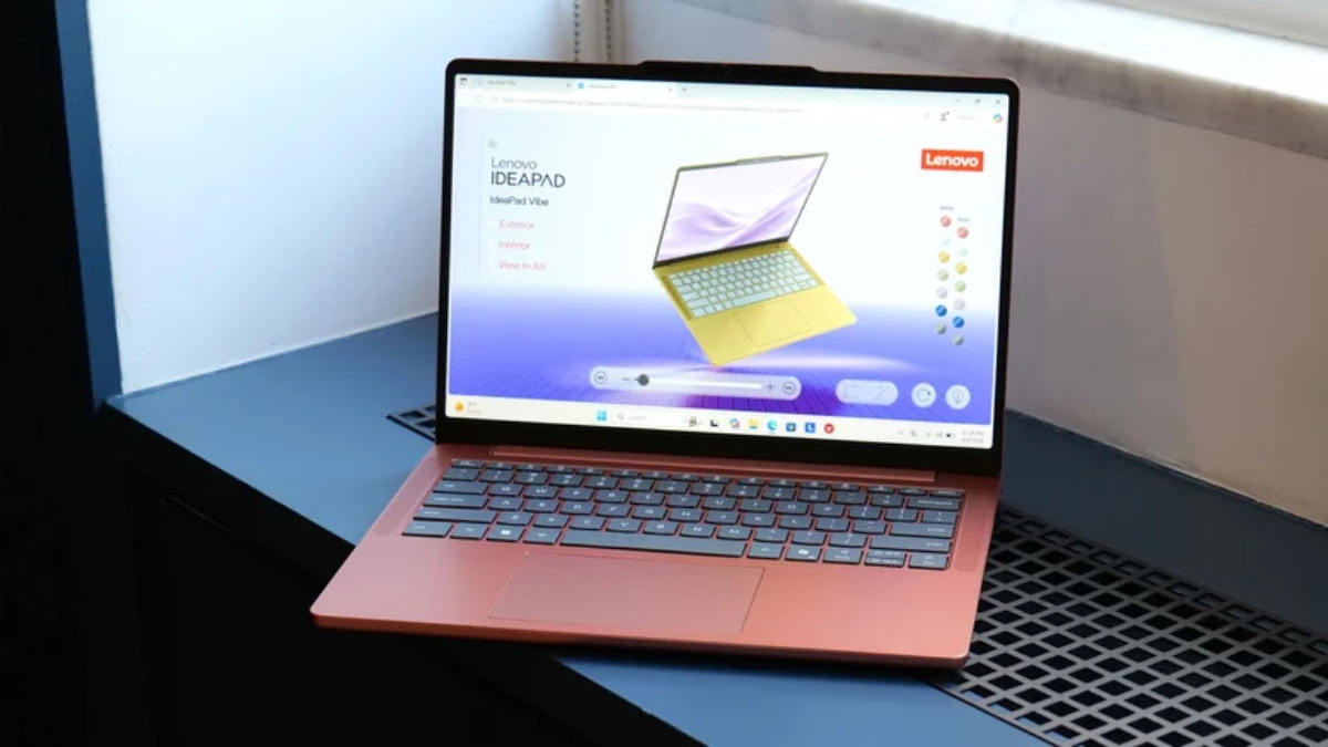 Cận cảnh Lenovo IdeaPad Vibe tại IFA 2026 với màn hình OLED 120Hz trên phiên bản 14 inch