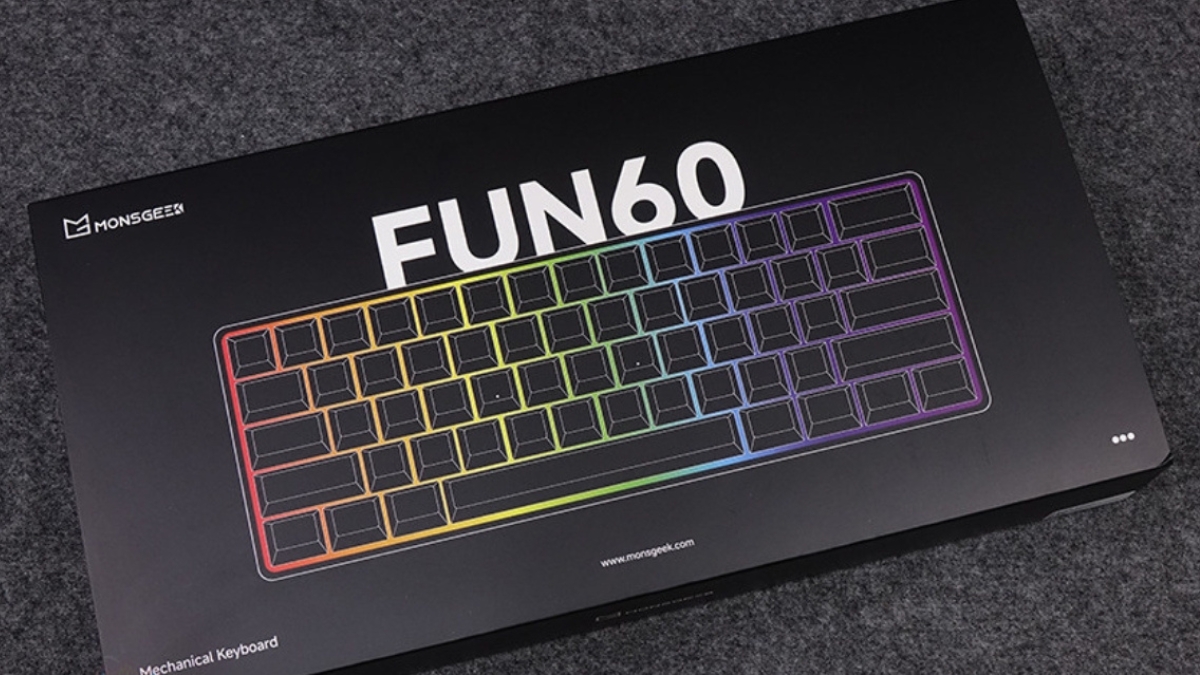 Akko MonsGeek FUN60 MAX bàn phím mini 60% thiết kế nhỏ gọn với switch từ tính và 8K polling rate