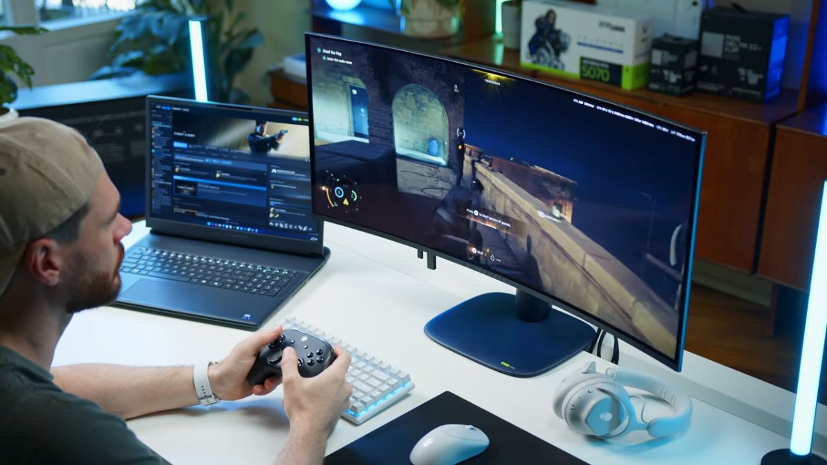 Đánh giá Alienware AW3426DW với công nghệ PWM hoạt động ở tần số khoảng 280 Hz.