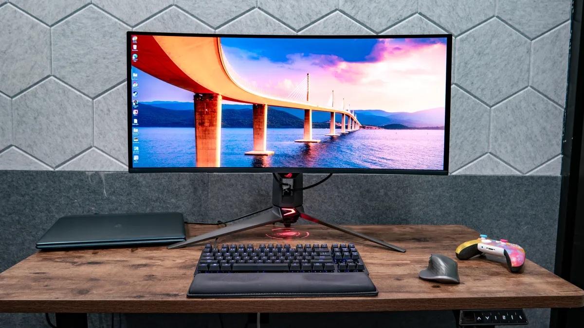 Đánh giá Asus ROG Swift OLED PG34WCDN với tấm nền OLED và độ phân giải 3440 x 1440