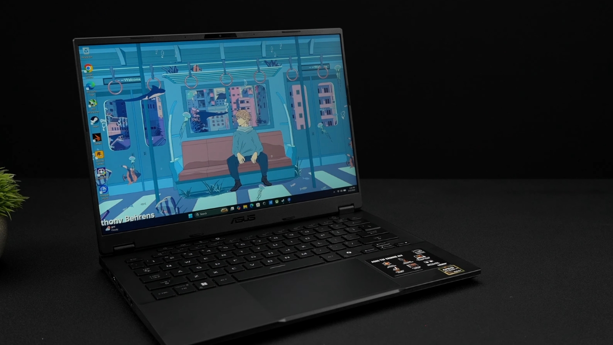 Đánh giá ASUS TUF A14 với màn hình IPS 14 inch độ phân giải 2560 x 1600 và tần số quét 165Hz