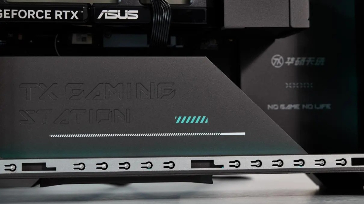 Đánh giá ASUS TUF Gaming 7X với khoang nguồn thiết kế tách biệt và dải đèn RGB